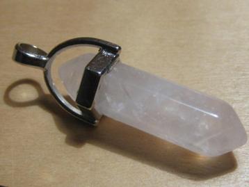 h. edelsteenhanger ROSEKWARTS hexagon (1)  beschikbaar voor biedingen