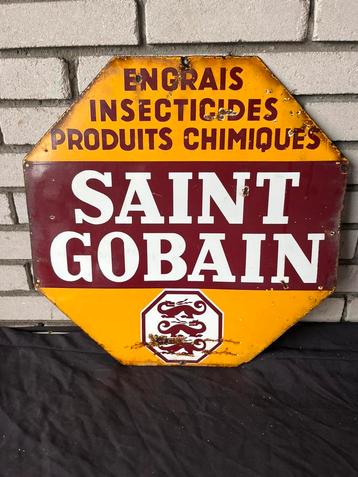 Saint Gobain emaille reclamebord beschikbaar voor biedingen
