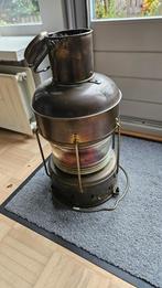 Koperen scheepslantaarn, Watersport en Boten, Navigatiemiddelen en Scheepselektronica, Ophalen, Gebruikt, Overige typen