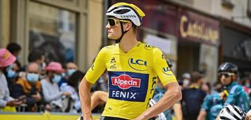 Gezocht! Gele trui mathieu van der poel beschikbaar voor biedingen