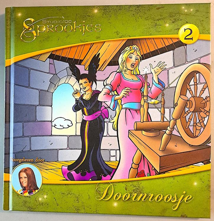 Studio 100-Luistercd boekje-Doornroosje, Boeken, Kinderboeken | Jeugd | onder 10 jaar, Gelezen, Sprookjes, Ophalen of Verzenden