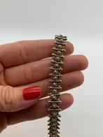X853 Prachtige zilveren armband streekdracht, Sieraden, Tassen en Uiterlijk, Antieke sieraden, Ophalen of Verzenden, Zilver, Armband