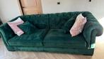 Rofra Groene Bank - Stijlvol en Comfortabel, Ophalen, Gebruikt, 100 tot 125 cm, Chesterfield