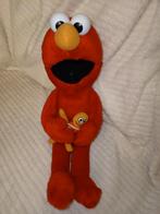 Elmo, sesamstraat, vintage, met popje., Ophalen of Verzenden, Zo goed als nieuw, Overige typen