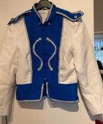 Blauw-wit jasje mt 152, Ophalen of Verzenden, Zo goed als nieuw, 146 t/m 152, Meisje