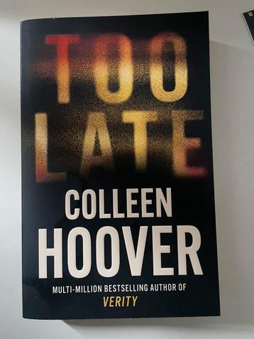 Too later, Colleen Hoover beschikbaar voor biedingen