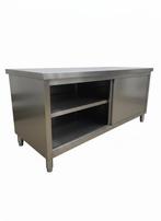Nieuw RVS werkkast met schuifdeuren - 200x60cm, Ophalen of Verzenden, Nieuw, Rvs, Overige typen