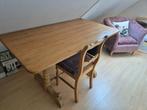 Grenen tafel / bureau met stoel, Huis en Inrichting, 50 tot 100 cm, 100 tot 150 cm, Grenenhout, Gebruikt