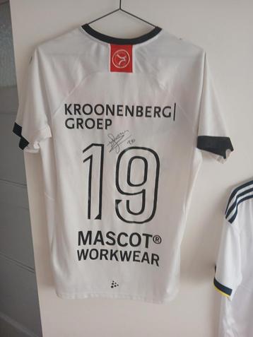 Matchworn gesigneerd yoann cathline shirt en fotobewijs beschikbaar voor biedingen