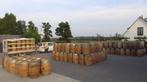 Partij wijnvaten / regentonnen 225 liter, Tuin en Terras, Regentonnen, 150 liter of meer, Ophalen, Hout