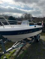 Tk nette topcraft 460rev 4tact 50pk inc.trailer, Watersport en Boten, Ophalen, Gebruikt, 30 tot 50 pk, 3 tot 6 meter