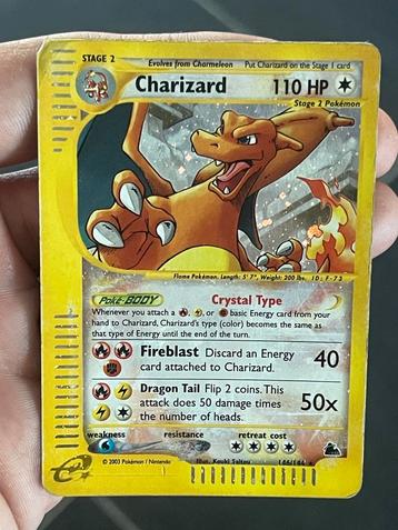 SKYRIDGE CHARIZARD | 146/144 | HOLO | CRYSTAL | LIGHT PLAYED beschikbaar voor biedingen