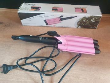 Wafeltang / Krultang – Golvenkrultang – Roze beschikbaar voor biedingen