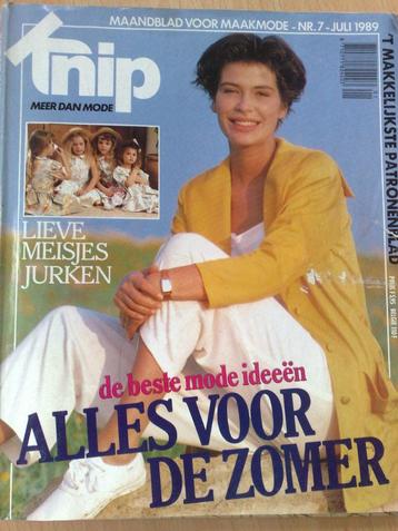 Knipmode zelfmaakmode juli nr. 7 / 1989 beschikbaar voor biedingen