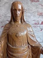 Antiek brocant heiligenbeeld Jezus 53 cm hoog €35, Antiek en Kunst, Ophalen of Verzenden