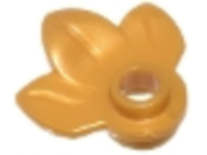 Lego Bladeren 5x Bladeren Plate Rond 1x1 met 3 bladeren, Kinderen en Baby's, Speelgoed | Duplo en Lego, Nieuw, Lego, Losse stenen