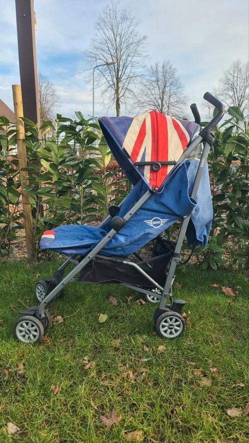 MINI by Easywalker – Buggy – Union Jack (engelse vlag), Kinderen en Baby's, Buggy's, Gebruikt, Overige merken, Verstelbare rugleuning