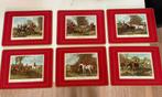 Pimpernel 6 traditional placemats, hunting red, Huis en Inrichting, Ophalen of Verzenden, Zo goed als nieuw, Bord