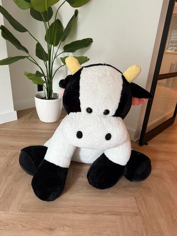 Groot XXL knuffel koe 100cm nieuw beschikbaar voor biedingen