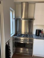 Smeg gasfornuis met dubbele oven, Ophalen, Zo goed als nieuw, Wit