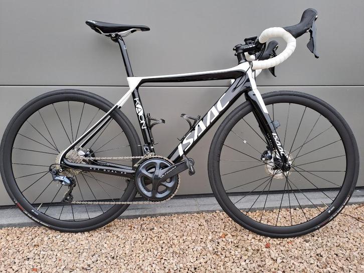 Isaac Kaon disc - maat 52 - carbon - Ultegra 11 speed, Fietsen en Brommers, Fietsen | Racefietsen, Zo goed als nieuw, Overige merken