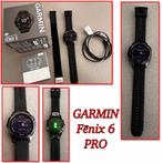 GARMIN Fēnix 6 PRO Preminium Multisport GPS Watch, GARMIN Fēnix 6 PRO, Ophalen of Verzenden, Zo goed als nieuw, Zwart