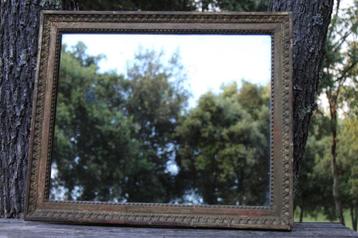Brocante - Sobere antieke spiegel! beschikbaar voor biedingen
