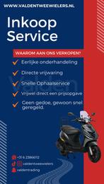 Scooter verkopen? Wij kopen scooters in! Vespa & Piaggio, Ophalen