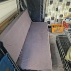 Slaapbank - Grijze hoes, Huis en Inrichting, Ophalen, Gebruikt, Tweepersoons, Overige maten
