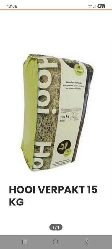 Hooi 15 kg  verpakt te koop beschikbaar voor biedingen