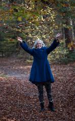 Blauwe jas Erich Fend, Ophalen of Verzenden, Zo goed als nieuw, Blauw