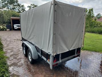 XXL Dubbelas Huif Aanhanger bwj 2023 300x130cm beschikbaar voor biedingen