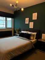 Boxspring + Matras + nachtkastjes en extra kast, Ophalen, Tweepersoons, Zo goed als nieuw, 200 cm