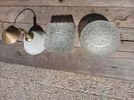 Retro lampen plafoniere, Ophalen, Glas