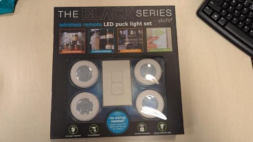 Wireless Remote LED Light Puck Set, Muziek en Instrumenten, Licht en Laser, Zo goed als nieuw, Licht, Kleur, Ophalen of Verzenden