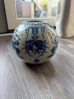 Bijzondere delftsblauwe bolvaas van de Porceleyne Fles, Ophalen of Verzenden