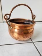 Antieke plantenbak, jardiniere, vintage, koper, Ophalen