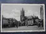 Roermond Fotokaart Markt met Kathedraal 1937, Verzamelen, Ansichtkaarten | Nederland, Gelopen, Ophalen of Verzenden, Limburg, 1920 tot 1940