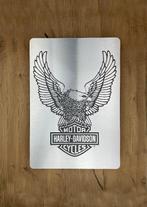 Reclamebord Harley Davidson logo reclame, afmeting 40x57 cm, Verzamelen, Ophalen of Verzenden, Nieuw, Reclamebord