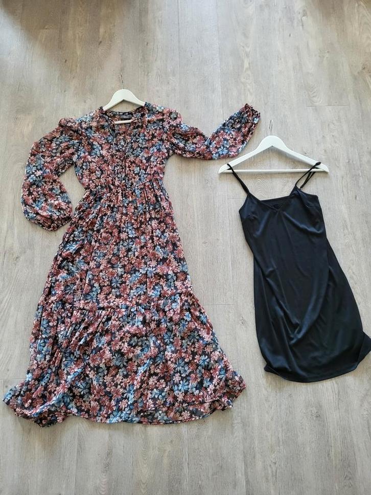 Yessica maxi dress maat XS, Kleding | Dames, Jurken, Zo goed als nieuw, Maat 34 (XS) of kleiner, Onder de knie, Ophalen of Verzenden