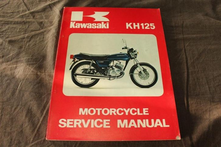 Kawasaki KH125 1976 motorcycle service manual KH 125, Motoren, Handleidingen en Instructieboekjes, Kawasaki, Ophalen of Verzenden