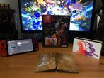 Nintendo Switch Oled Scarlet Violet, Spelcomputers en Games, Spelcomputers | Nintendo Switch, Verzenden, Gebruikt, Met 1 controller