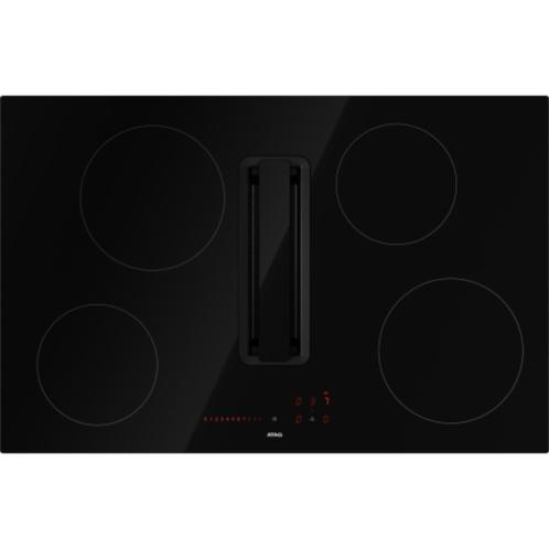 SA11) Nieuwe ATAG inductiekookplaat met afzuiging 80cm 580m3, Witgoed en Apparatuur, Kookplaten, Nieuw, Inbouw, Inductie, 4 kookzones