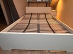 IKEA bed Askoll 140-200 cm, Ophalen, Verstelbaar, Wit, Tweepersoons