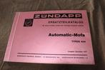 Zündapp Automatic type 444 1975  ersatzteil liste parts list, Ophalen of Verzenden, Gebruikt
