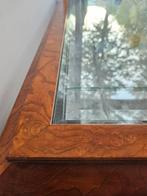 Mid Century kersen Houten Salontafel Engels Design, Ophalen, Gebruikt, 100 tot 150 cm, Glas
