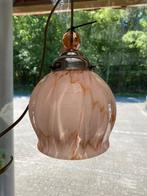 Art Deco opaline lampje hanglampje roze, Antiek en Kunst, Antiek | Lampen, Ophalen