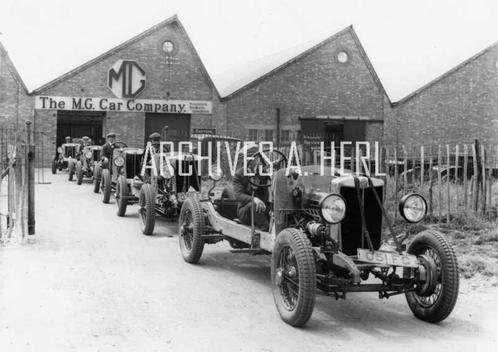 MG car factory automobile photograph - Abingdon photo press, Verzamelen, Foto's en Prenten, Nieuw, Foto, Overige onderwerpen, Voor 1940