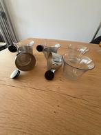 Retro theeglazen vintage, Huis en Inrichting, Keuken | Servies, Ophalen, Glas of Glazen, Overige stijlen, Glas