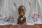Louis armstrong / mijnwerker beeldjes, Antiek en Kunst, Kunst | Beelden en Houtsnijwerken, Ophalen of Verzenden